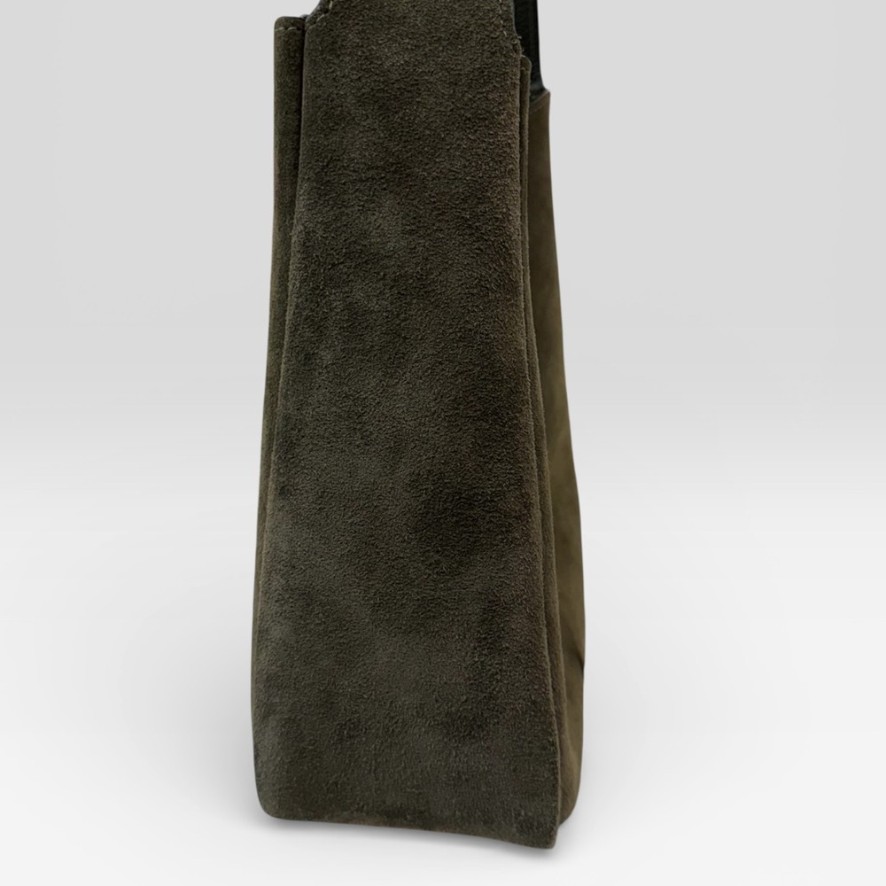 Coach Hadley Convertible Shoulder Crossbody Bag Suede Olive Army Green CCG43 NWT - Picture 4 of 15